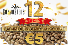 Празднуем дюжину лет GanjaSeeds!